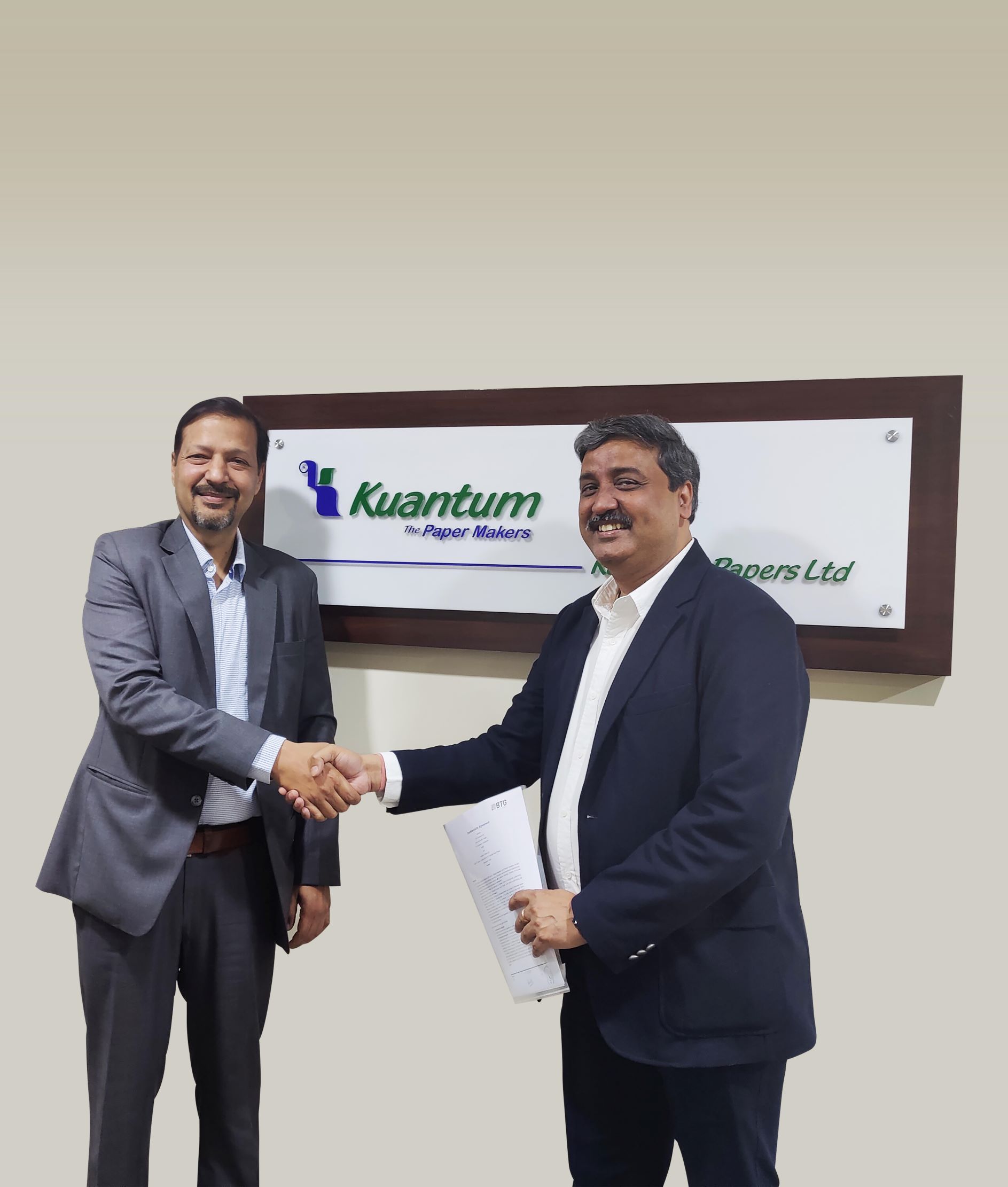 Tamil Nadu Newsprint & Papers Ltd, India appoints BTG as consulting